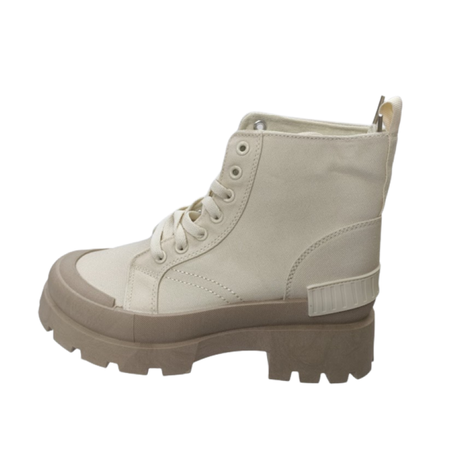 Canvas platform boots best sale