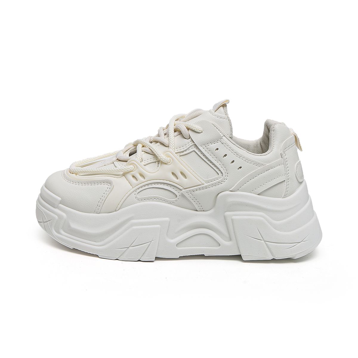 Women PU Fashion Lace Up Platform Sneakers XB3902 | Shop Today. Get it ...
