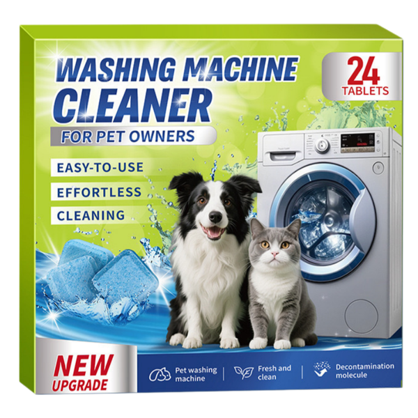 Washing Machine Cleaner for Pet Owners (24 Tablets)