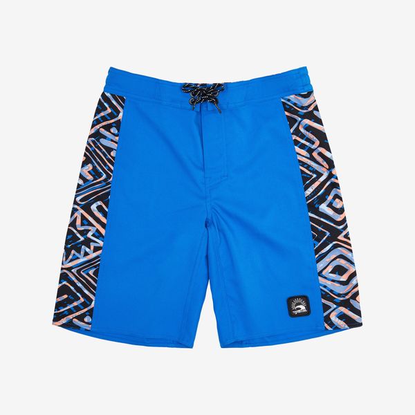Olaian Boys' surfing boardshorts- 900 Band- Blue