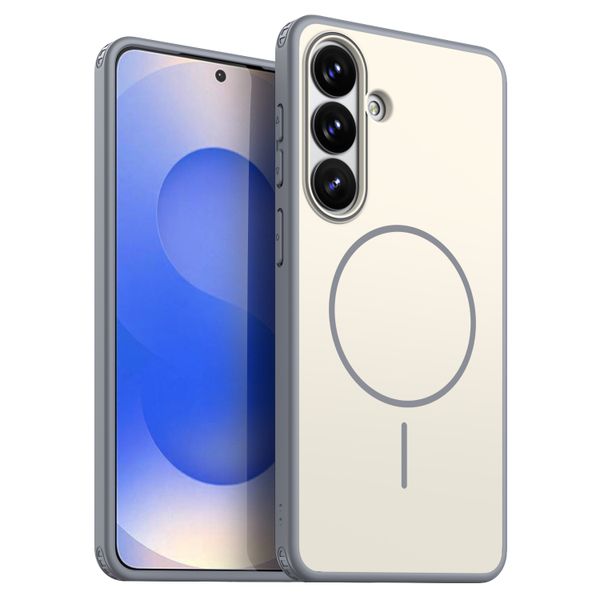 Silicone 2-Tone Magnetic Phone Case Compatible with Samsung Galaxy A37 5G