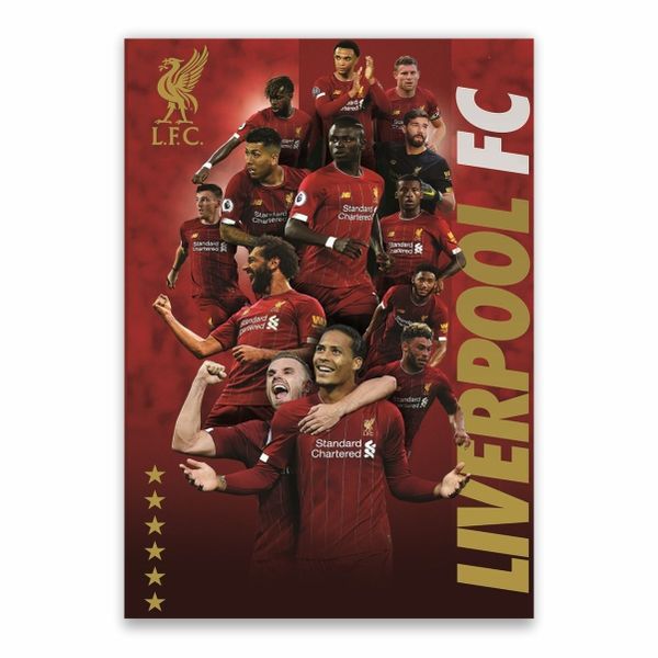 Liverpool FC Squad Poster - A1