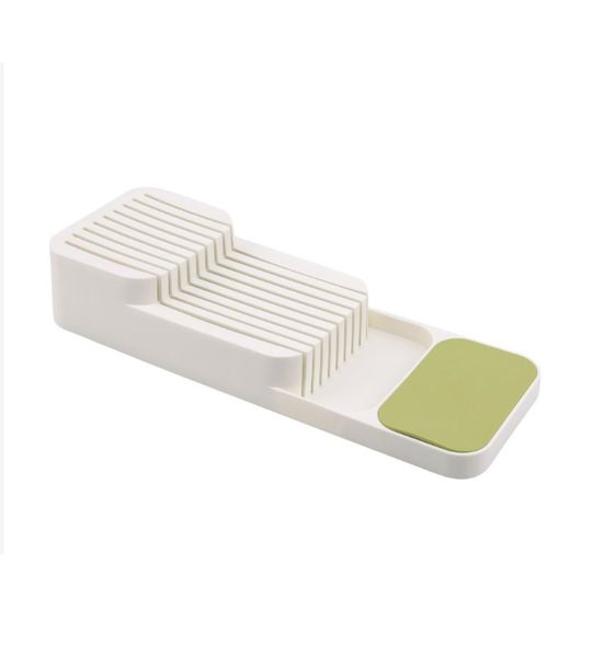 Smart Knife Block Holder / Kitchen Drawer Knives Storage Rack Tray