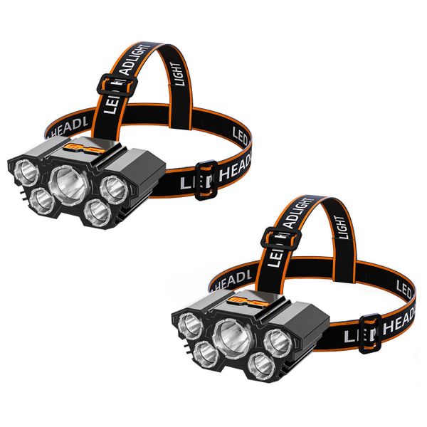 LED Strong Bald Head Wearable Lighting, Outdoor Portable Fishing Headlight