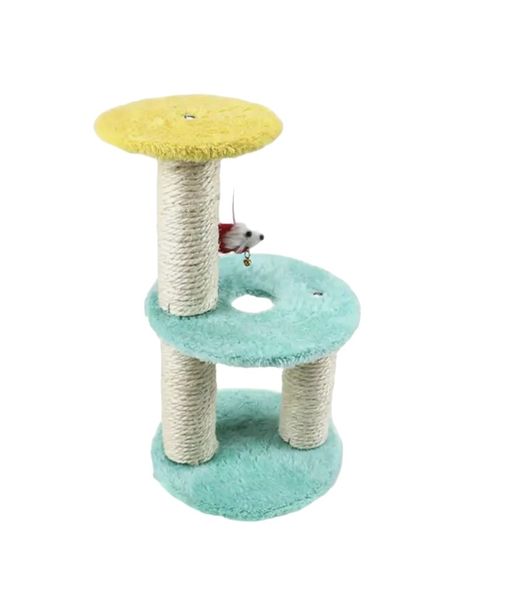 Cat Treehouse Scratch Toy