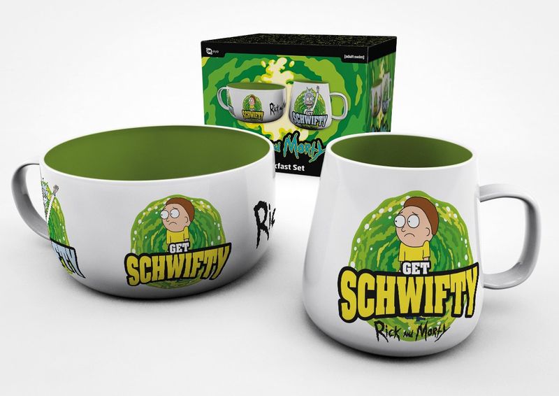 Get Schwifty (Curved Mug &amp; Bowl) (Parallel Import)