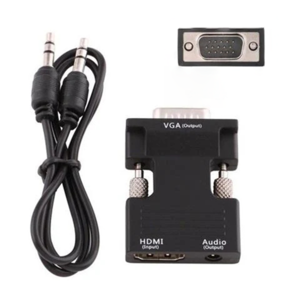 HDMI Female to VGA Male Converter with Audio