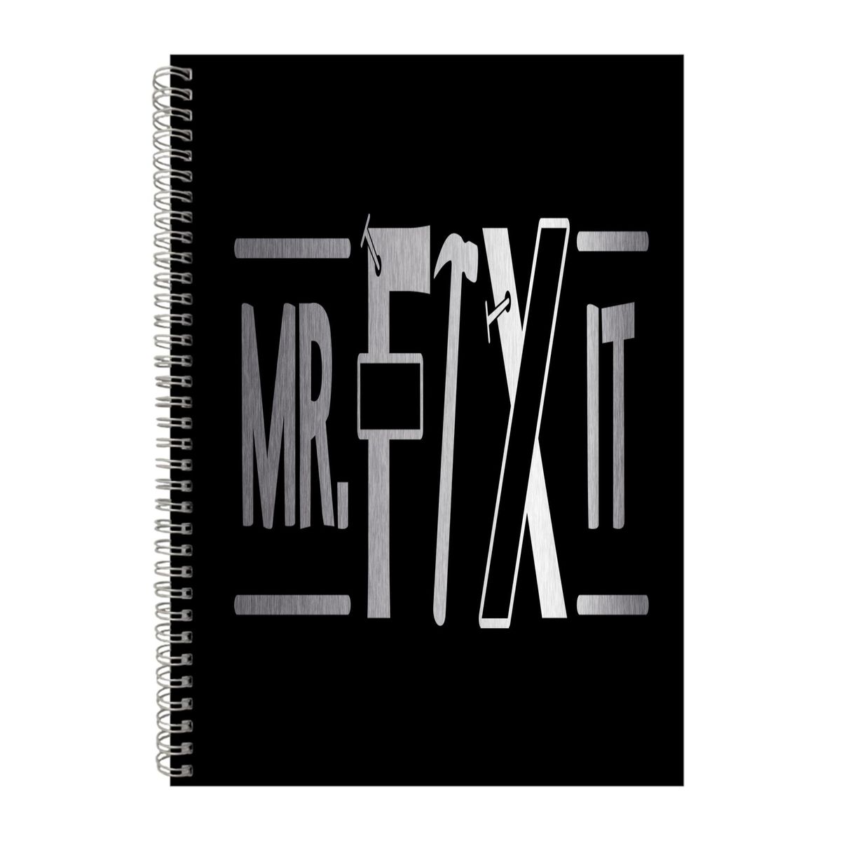 Mr fix it A4 Notebook Pad for Men Father's Day Graphic Words Present ...