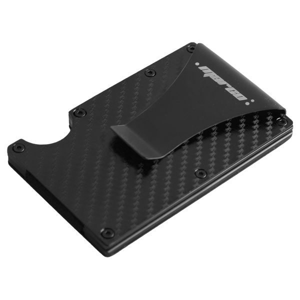 Marco Minimalist Wallet – Card Holder with RFID Blocking (Black)