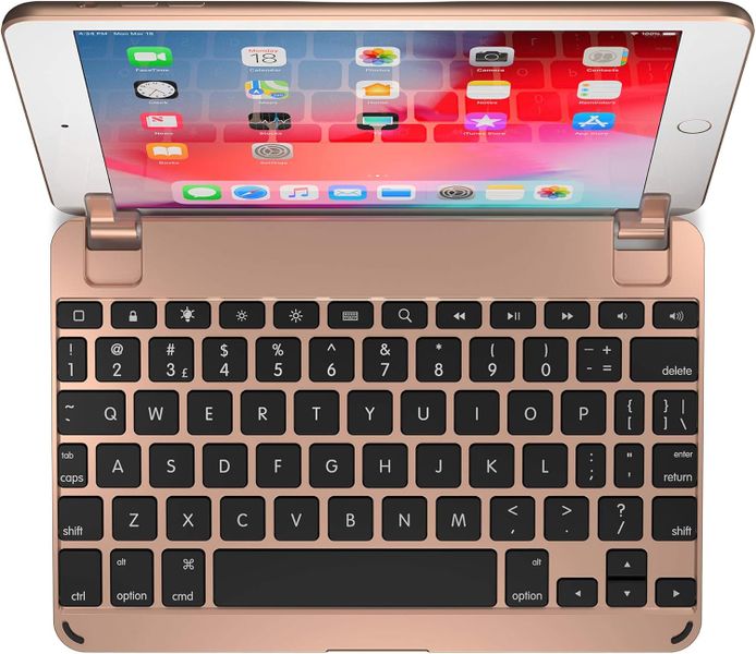 Brydge 7.9 Bluetooth Keyboard for iPad Mini 1, 2 &amp; 3 - Gold / Silver