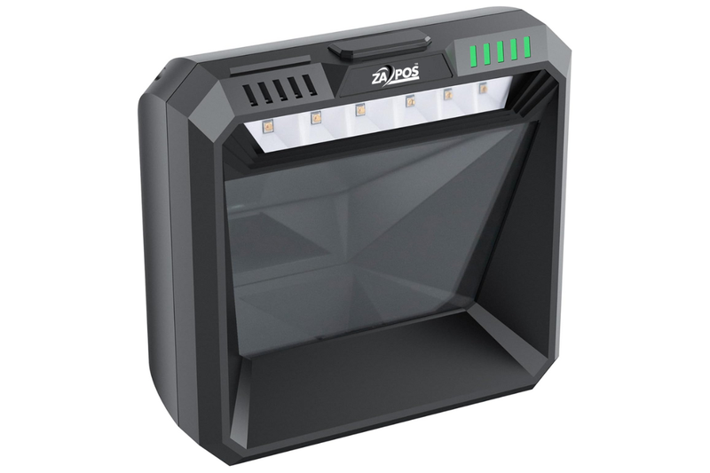 ZAPOS 2D Box Barcode Scanner- High-Speed Desktop Reader- USB - ZA-7708
