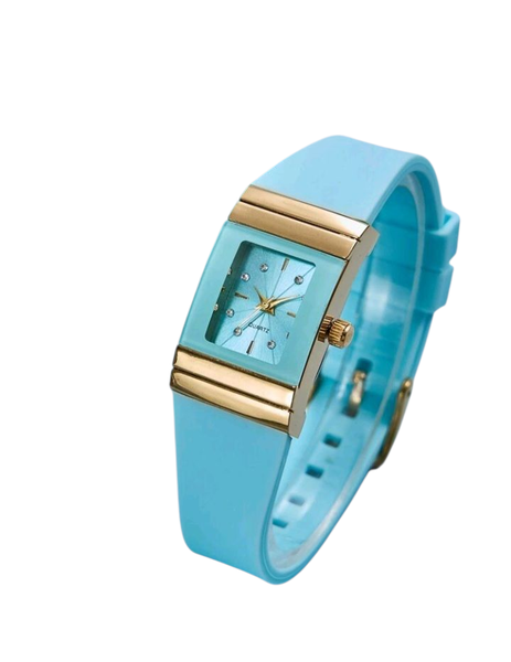 Elegant Quartz Watch with Rhinestone Décor