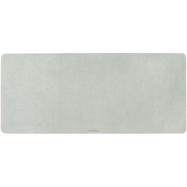 DAREhue - Light Grey Genuine Leather Desk Mat