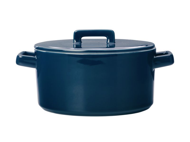 Maxwell and Williams Epicurious Round Casserole 1.3L - Teal