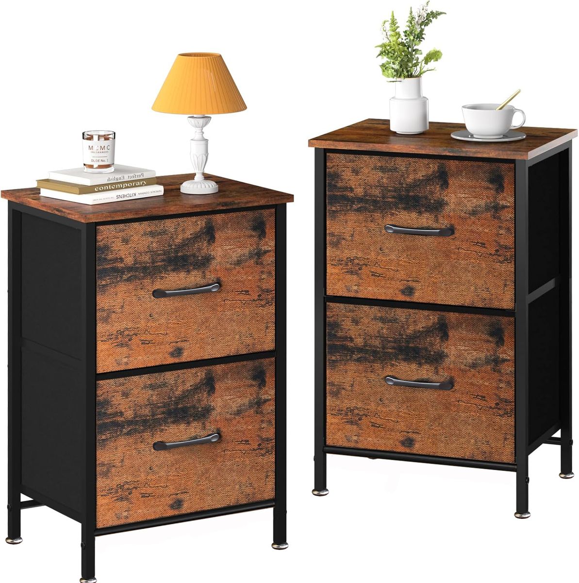 Side Tables End Table Bedside Table Desk Nightstand for Bedroom Living Room