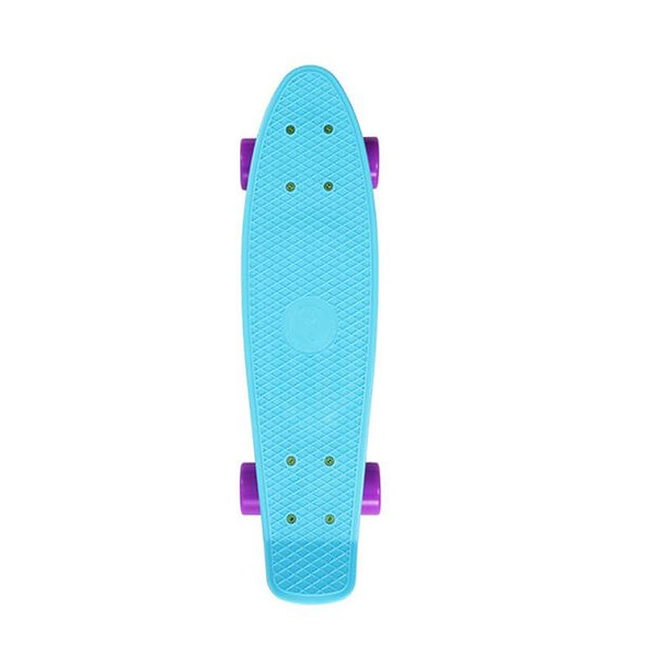 Kids Neon Coloured Retro Penny Skateboard - 58cm
