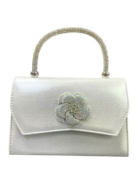 BC Formal Stylish Clutch Handbag FY-58 Silver