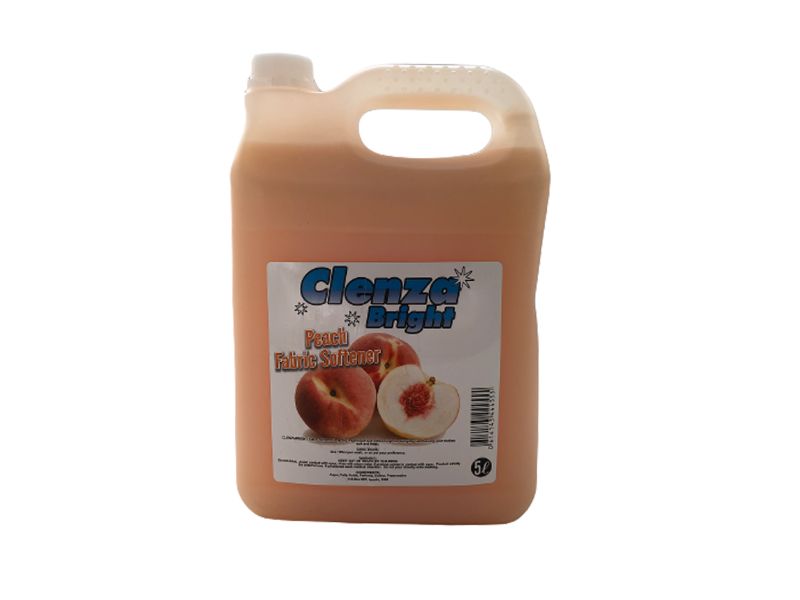 Clenza Bright Fabric Softner Peach 5Lt