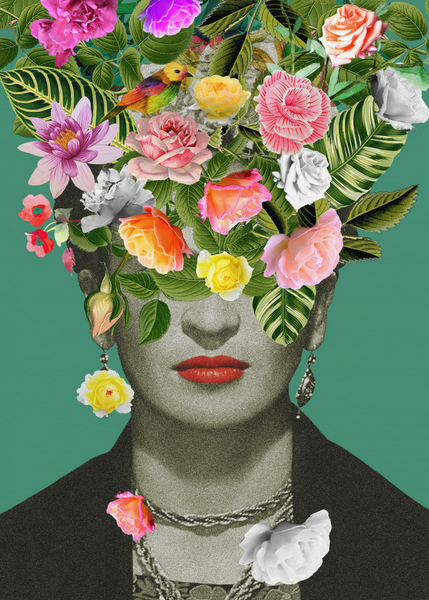Canvas Wall Art - Floral Frida