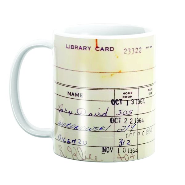 PepperSt Mug - Library Card