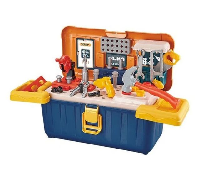 Children's Toolbox With Tools