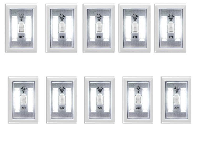 LED Light Switch (10 Pack)