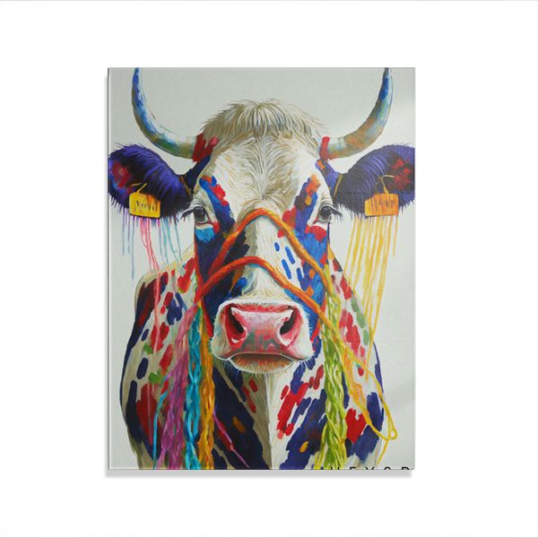 Canvas Wall Art - Confetti Cow