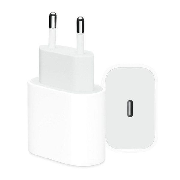 25W USB-C Fast Charging Power Adapter Compatible with Apple Devices - White