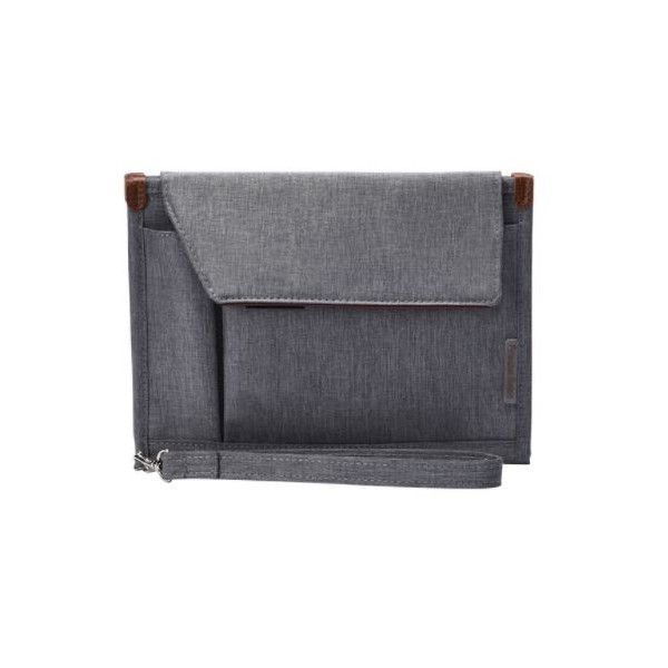 Olive Tree - Notepad &amp; Business Portfolio Clutch Wallet Organiser - Grey