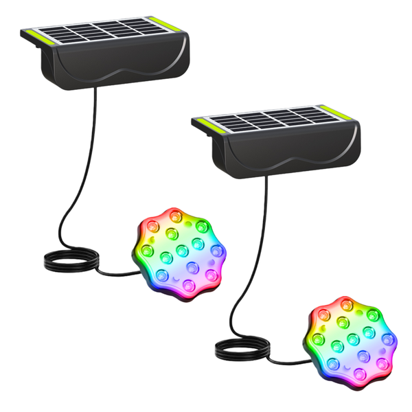 Solar Pool Lights Solar Powered Submersible LED Lights With Remote