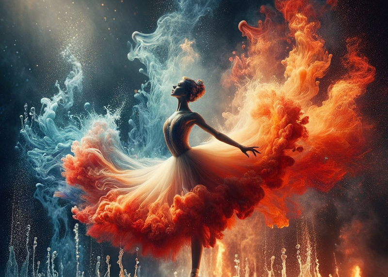 Canvas Wall Art Decor - Flames Of The Night