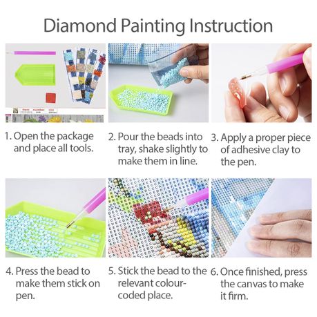 Artikon Diamond Painting DIY Kit - Full Drill Round Dot - Woodie Surfboard, Shop Today. Get it Tomorrow!