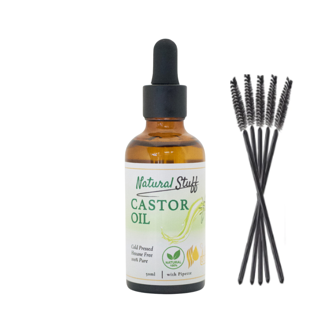 Natural Stuff Premium Castor Oil Cold-pressed Hexane Free 50ml | Shop ...