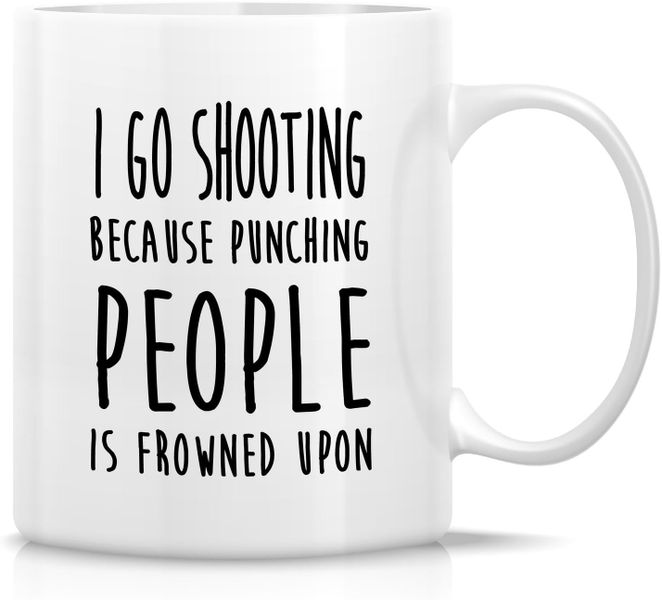 I go shooting-Father's day-Mother's day-Valentines-Christmas Mug