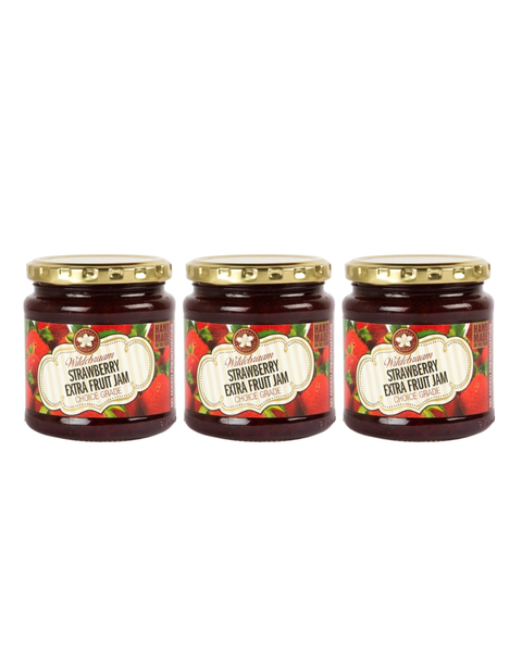 Wildebraam Strawberry Extra Fruit Jam 3 x 320g Jars