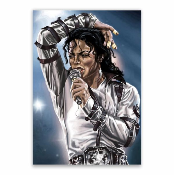 MJ Cartoon Performance Poster - A1
