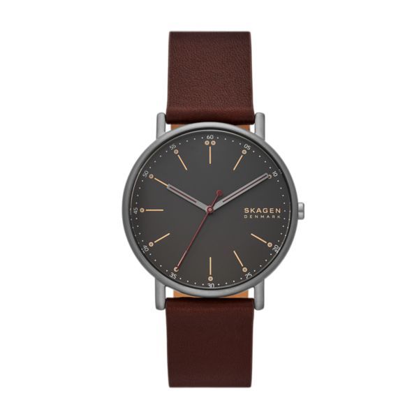Skagen Men's Signatur Three-Hand, Grey Stainless Steel Watch - SKW6860