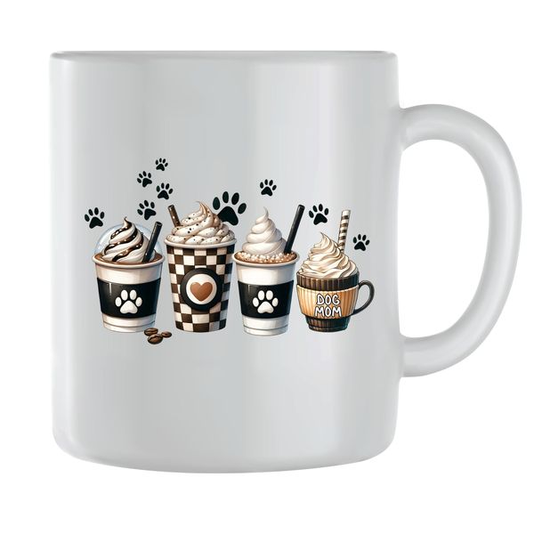 Dog mom Coffee Mugs for Women Trendy Coffee Mama Graphic Mom Cup Gift 203