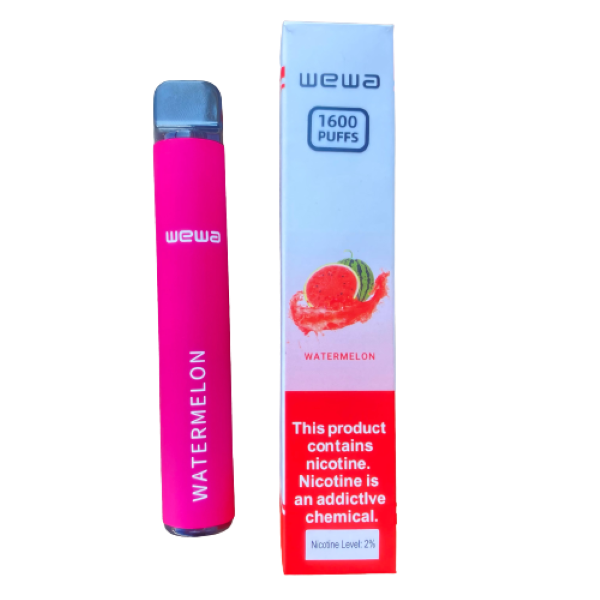 Wewa 1600 Puff Disposable Vape Watermelon Ice 20mg Buy Online in