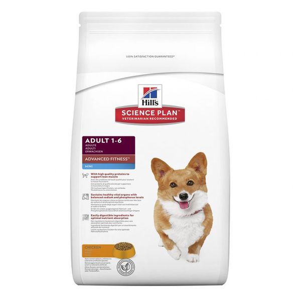 Hill's Adult Small &amp; Mini Dry Dog Food Chicken Flavour 1.5kg