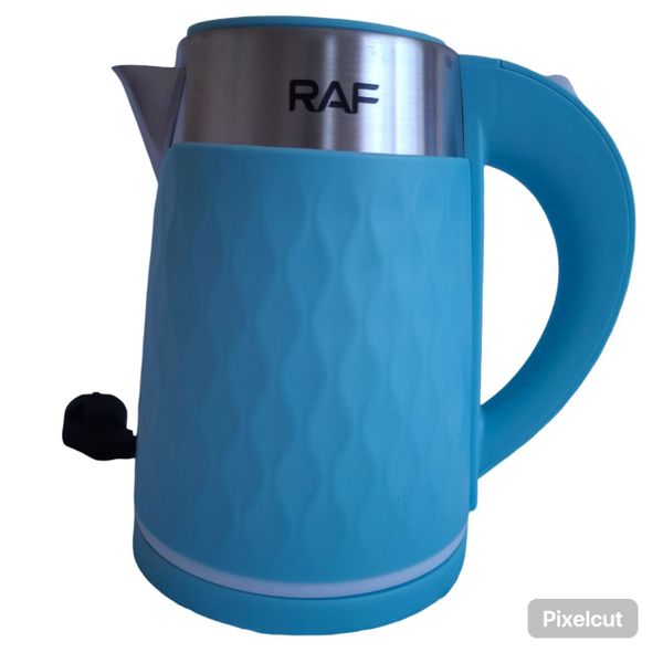 RAF Blue, Silver Plastic 2 L Kettle