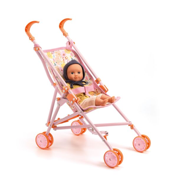 Djeco Dolls - Stroller Flowers