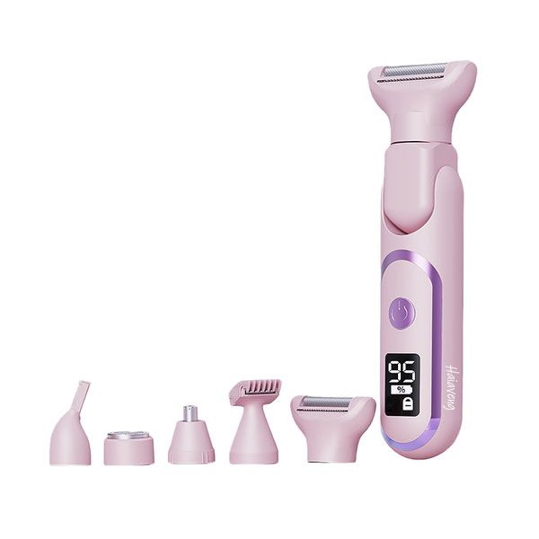 Ladies 5-in-1 Rechargeable Long-lasting Portable Body Hair Trimmer