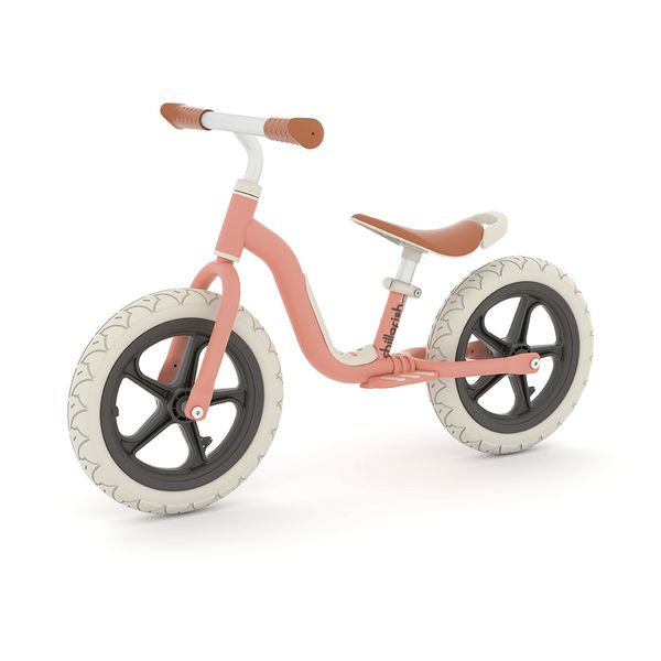 12''Balance Bike Chillafish Charlie Lux Salmon - Lightweight, Great Quality