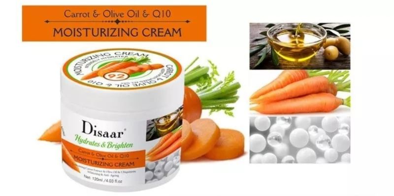 Natural Vitamin C Carrot Snail Milk Anti Dry Cream with Olive Oil and Q10