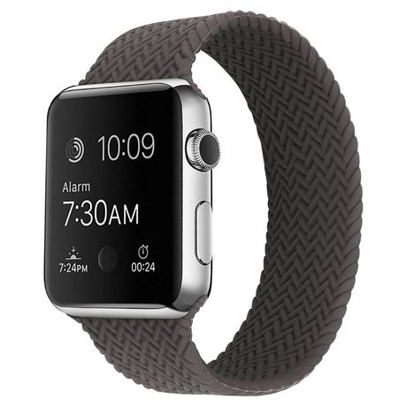 Hybrid Single Loop Braided Silicone Strap for Apple Watch 42 44