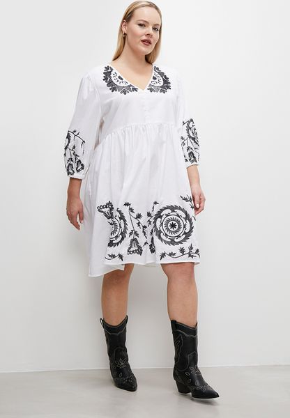 A-Line Boho Mini Dress