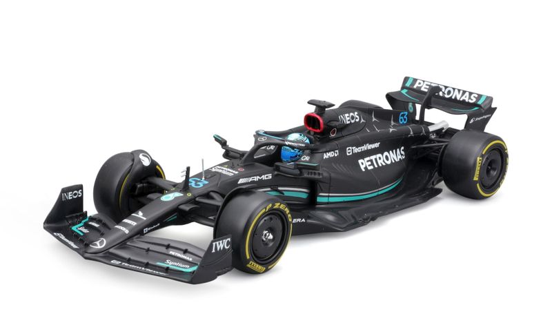 Bburago 1/24 Mercedes AMG F1 W14 2023 - #63 George Russel (23cm Long)