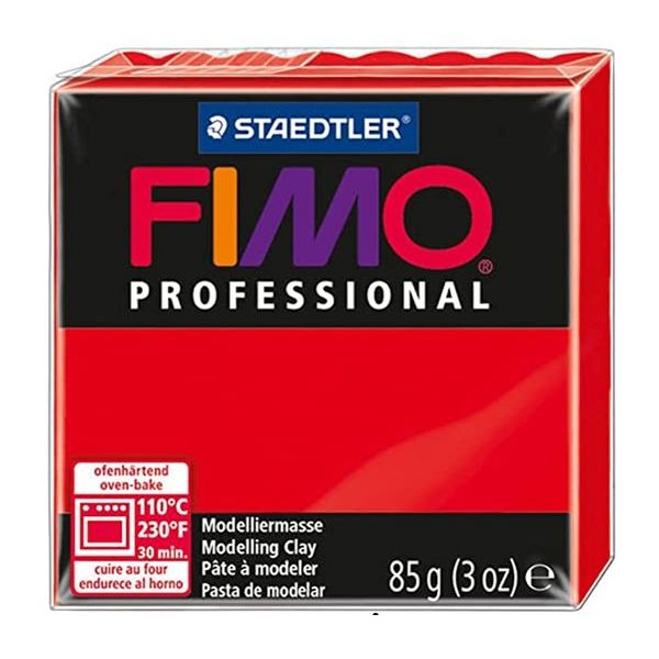 Staedtler Mod. clay Fimo professional true red 85g