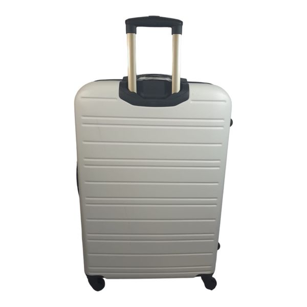 SMTE Luggage Suitcase - 29 inch - 1 Piece - Silver